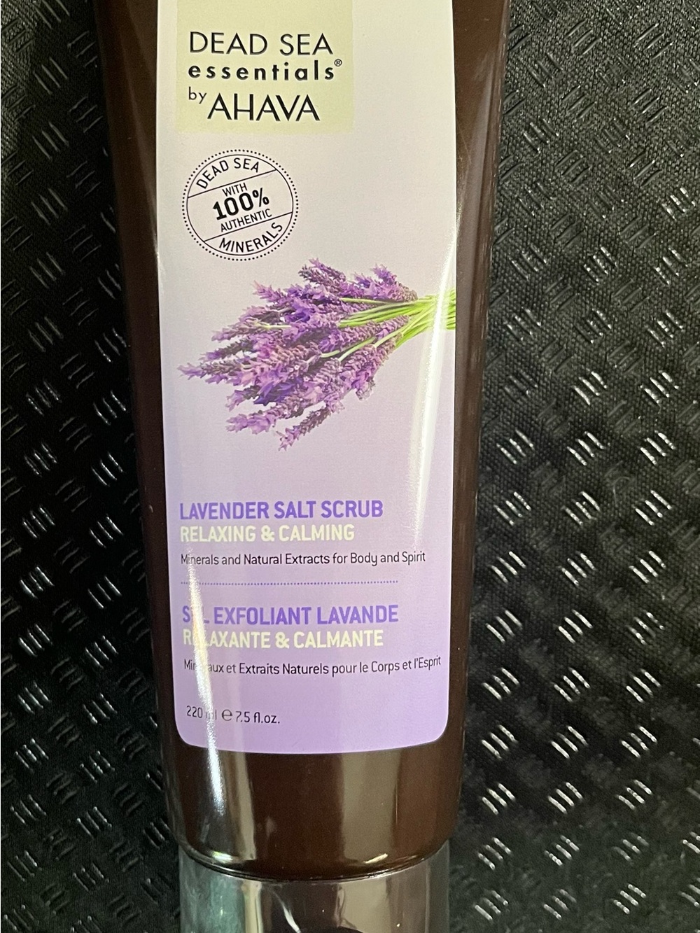 AHAVA Lavender Salt Scrub (Purple, Brown)